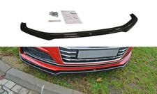 CUP Spoilerlippe SCHWARZ für Audi A5 S5 F5 S Line Front Schwert Ansatz Vers 1