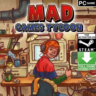MAD GAMES TYCOON PC Steam Key GLOBAL FAST SENT! Simulation Strategy Game