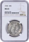 1935 Walking Liberty SilverHalf Dollar MS65 NGC