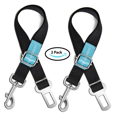 Dog Seat Belt Leash Pet Seatbelt Car Suv Safety Adjustable Harness Tether 2Pack 