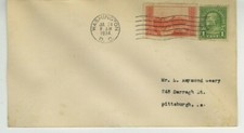 GRAND CANYON NATIONAL PARK 1934 No Cachet Cover Scott 741 2c Stamp Issue S1