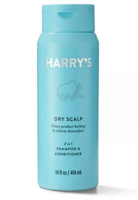 Harry's Dry Scalp 2 in 1 Shampoo & Conditioner, Full 14 OZ Size