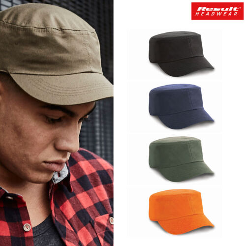 Result Headwear Urban Trooper Lightweight Cap RC070X - Adults Cotton Casual Hat - Picture 1 of 8