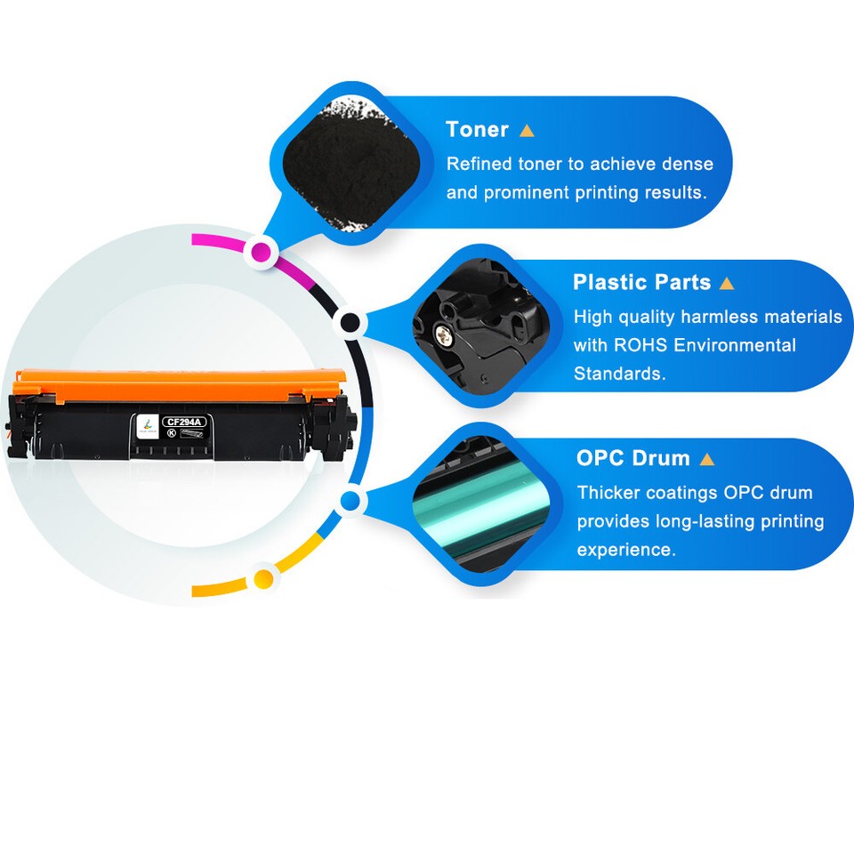 VIPGOOD 94X CF294X Toner Copatibile Per HP 94X CF294X 94A CF294A - Foto 6