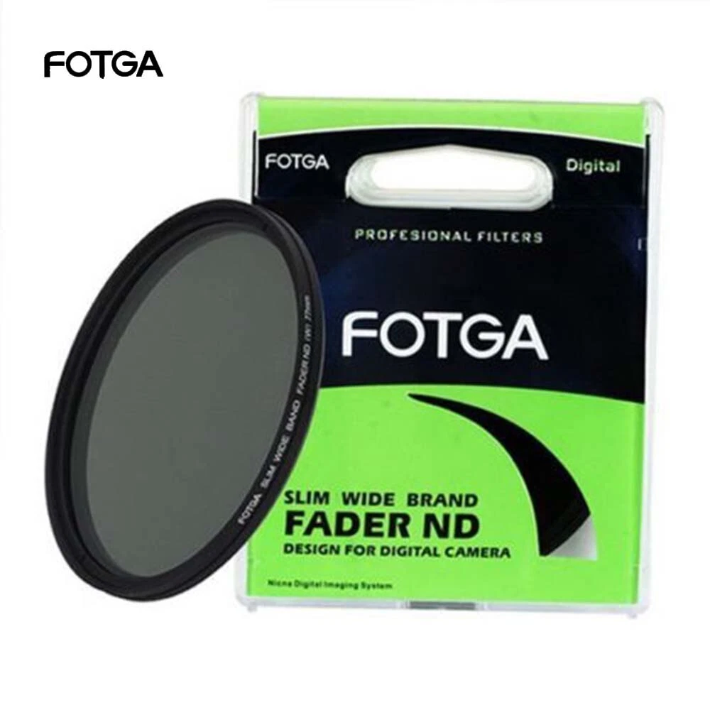 FOTGA 46mm Slim Fader Neutral Density ND Filter Variable Adjustable ND2 to ND400