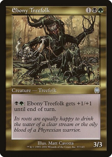 MTG Apocalypse --- EBONY TREEFOLK --- Uncommon! NM! Magic the Gathering! - 第 1/3 張圖片