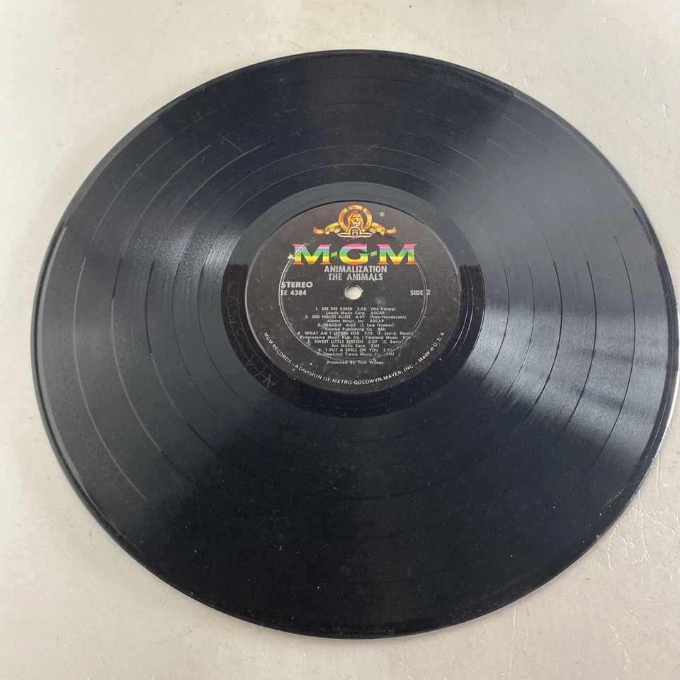 THE ANIMALS ANIMALIZATION MGM RECORDS SE-4384 EXCELLENT VINYL LP 113-46W Foto 4 de 4
