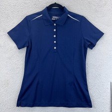 Nike Golf Tour Performance Women's Dri-Fit Navy Short Sleeve Polo Shirt Size M