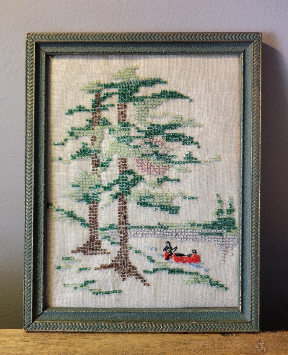 フランスアート　額縁セット　NEEDLEPOINT Vintage s-l1200.jpg