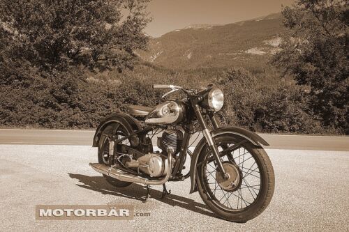 Puch 250 TF Oldtimer Motorrad Klassiker 1953 Naked Bike - Bild 1 von 11