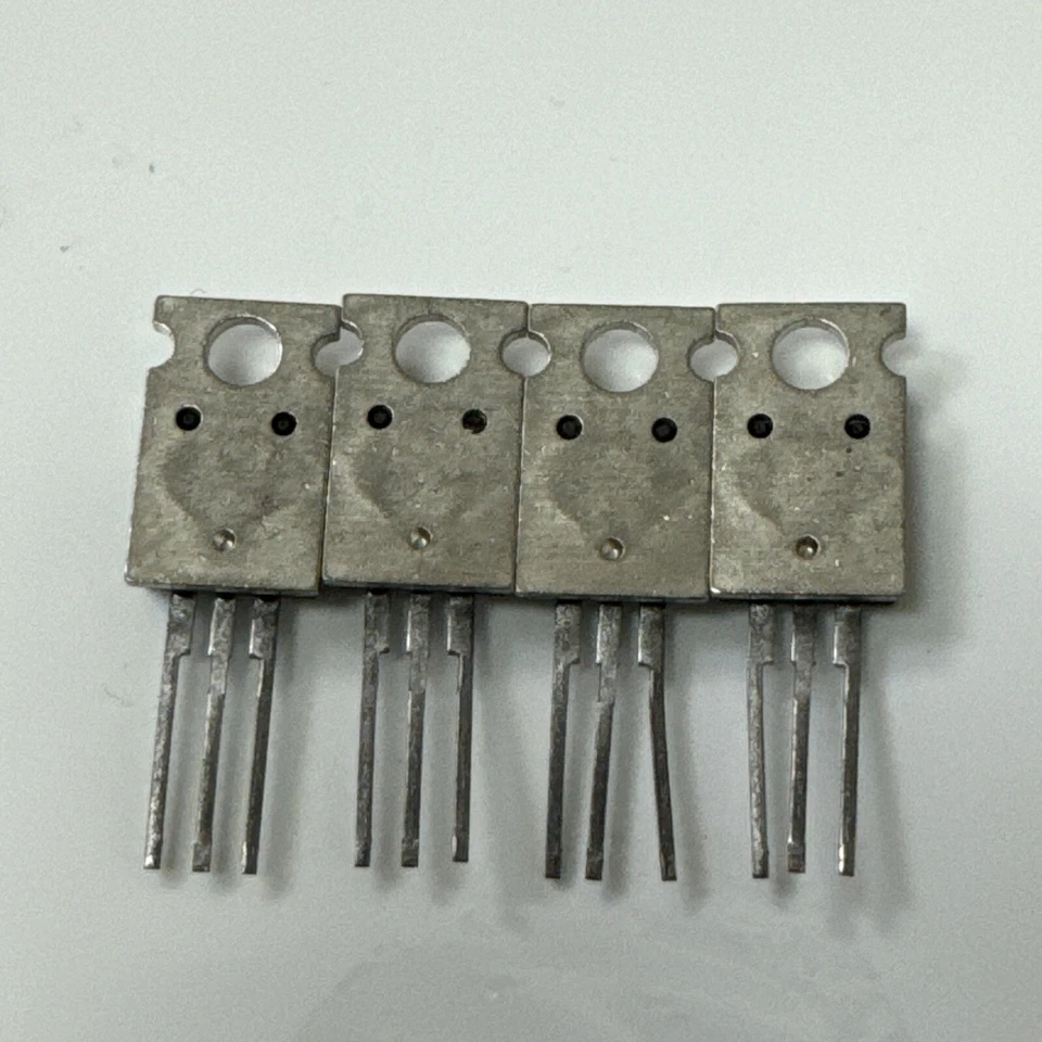 (4 PER LOT) TIP 107 TRANSISTOR  PNP POWER DARLINGTON TRANSISTOR TO-220 OEM - Image 2 of 2