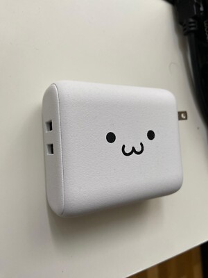 Elecom DE-AC06-5000WF Powerbank  5000 mAh, USB-A x 2, Typ-A Japan Steckdose