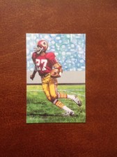 Ken Houston Redskins unsigned Goal Line Art Card in Toploader