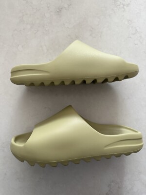 Size 12 Men's - Adidas Yeezy Slide Resin Green Tan GZ5551 Brand