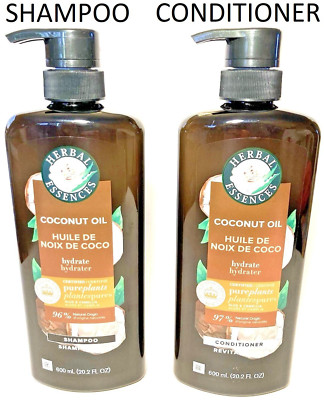 Herbal Essences - Hydrating SHAMPOO & CONDITIONER Set with Coconut Oil - 20.2 oz
