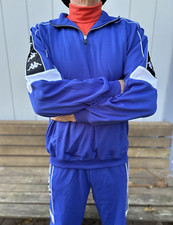KAPPA  Vintage Two-Piece Tracksuit  Men  s X-Large  Blue   Omni  Logos  VG Condtion