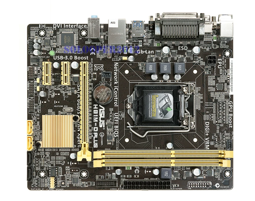 ASUS H81M D PLUS LGA 1150 Intel H81 DDR3 DIMM USB3.0 16GB Motherboard Micro ATX