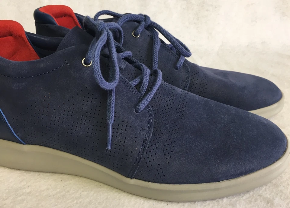 UGG Larken полоски Perf 1014660 Marino синий Athletic кожи текстиль платье туфли - Изображение 3 из 4