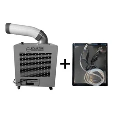 Equator 7000 BTU Outdoor Portable Air Conditioner + Drip Pan Kit