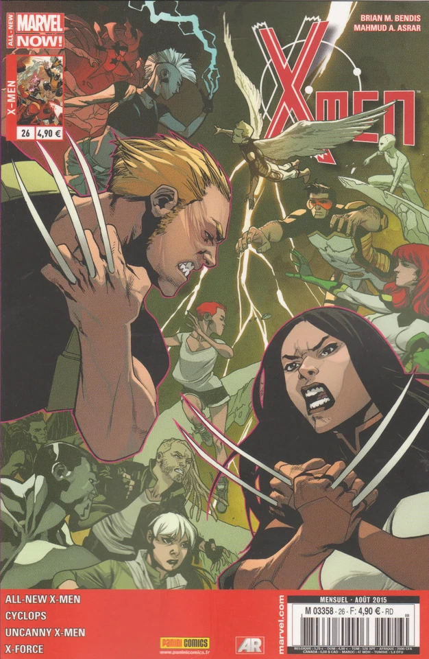 X-MEN N°26 Marvel France 4ème série PANINI comics Août 2015 - Photo 1/1