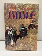 1965 THE CHILDREN’s BIBLE Illustrated Old New Testament Hardcover Golden Press