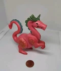 Vintage Fisher Price little people Pink DRAGON Castle *Has BOTH EARS!*