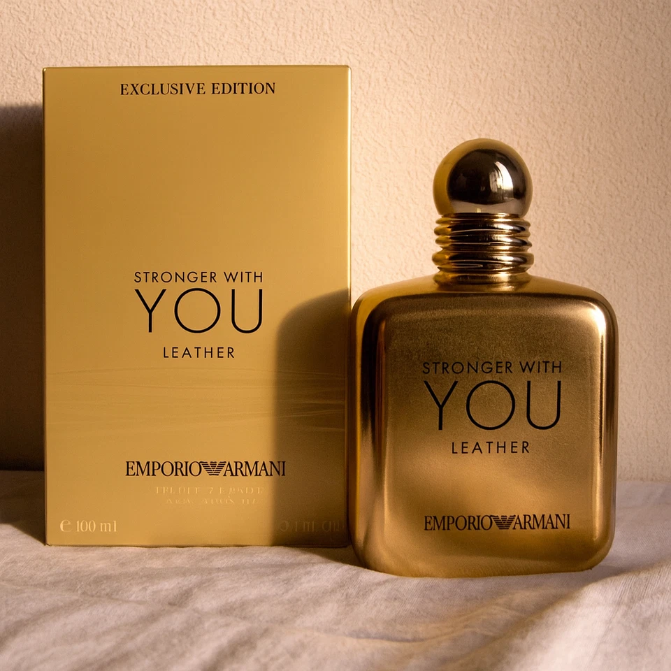 EMPORIO ARMANI Armani Stronger With You Leather Exclusive Edition Eau de Parfum 100 ml Neu