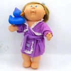 Vtg 1987 Cabbage Patch Doll Hard Body Blue Eyes Strawberry Hair HM 21 Retro