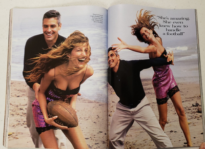 1980-2000　VOGUE & ELLE etc 海外版60冊セット Vogue Magazine June 2000 Gisele Bündchen~George Clooney~Al Gore