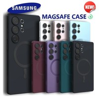 Case For Samsung S26 Ultra S25 Ultra S24FE S23 A17 A56 A36 Cover With Lens Glass