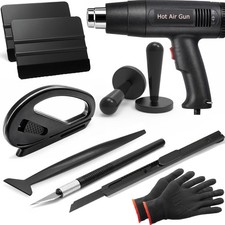 Heat Gun for Vinyl Wrap, Car Wrapping Kit Include Heat Gun, Squeegees, Vinyl Cut