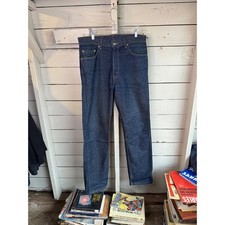 Vintage Levis Jeans Indigo dark Blue Straight Leg Denim size 36 X 36