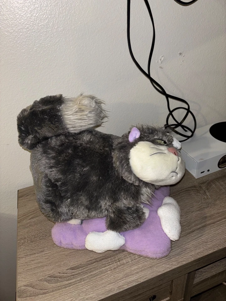 Almohada Lucifer grande de felpa Disney Tokio Japón nueva Foto 2 de 4