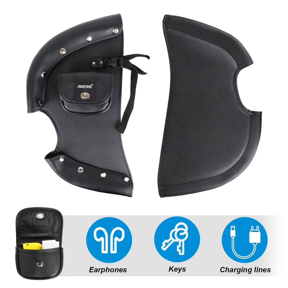 Engine Guard Cover Soft Lowers Chaps Leg Warmer Bag for Indian Chief 2014-2023 - Image 2 of 4