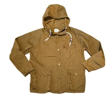 Flint Tinder Jacket Mens Large Ridge Shell Dark Olive Rain Utility Outdoor Hood