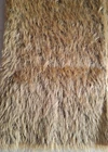 Schulte Mohair Fur Fabric Gold on Dark Back 15 mm Pile 35 x 100 cm