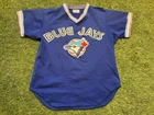 1988 Game Worn Wilson Rob Ducey Blue Jays Baseball Jersey Sz 46