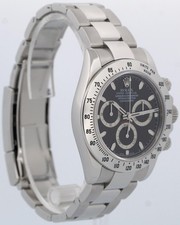 UNPOLISHED 2024 RSC PAPERS Rolex Daytona Cosmograph BLACK Steel 40mm 116520 BOX 4