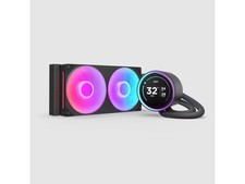 KRAKEN ELITE RGB 240 BLACK WITH AIO LIQUID COOLER WITH IPS LCD STATIC PRESSURE