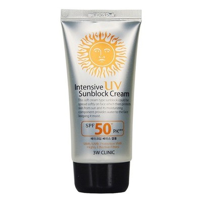 3W Clinic Intensive UV Sunblock Cream SPF50 PA+++ 70 ml