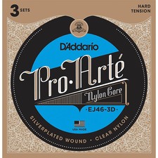 D'Addario EJ46 Pro-Arte Classical Guitar Strings 3-Pack