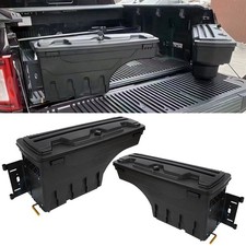 Left Right Side For 1997-2014 Ford F150 Truck Bed Storage Tool Box Swing Case