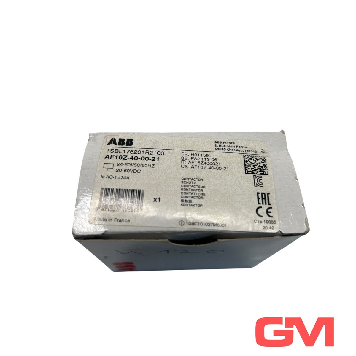 ABB Contactor AF16Z-40-00-21 24-60V 50/60HZ 20-60VDC