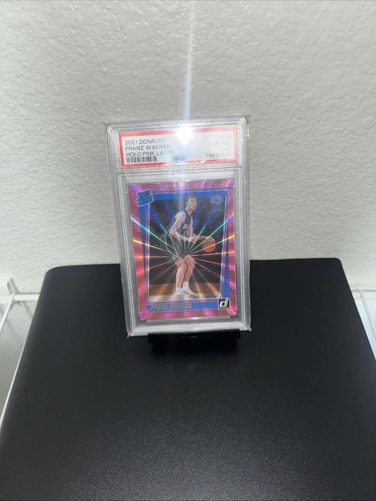 2021-22 Panini Donruss - Rated Rookie Franz Wagner #235 Holo Pink Laser (RC)