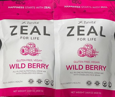 #ad #ad Zurvita Zeal for Life Focus*Energy*Health Wild Berry 2*Pack $159.00