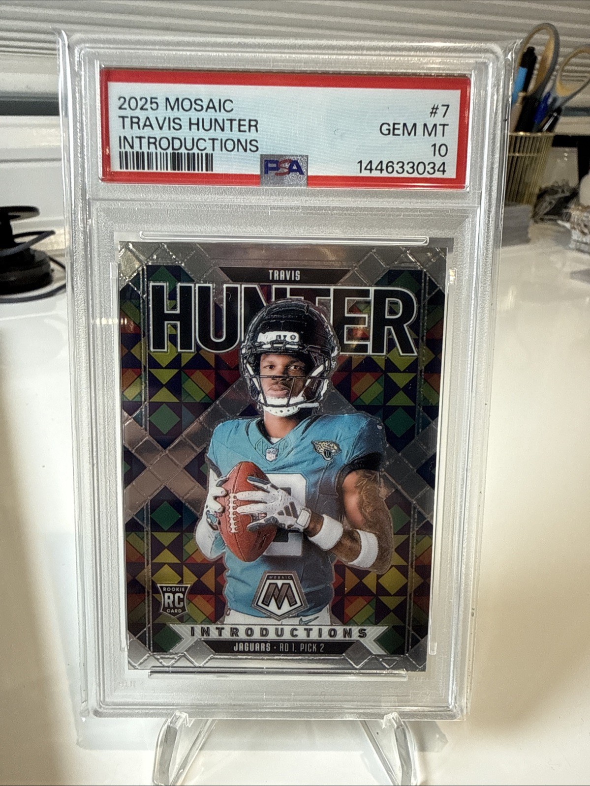 Travis Hunter Panini Mosaic Introductions #7 Mosaic