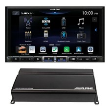 Alpine iLX-507 7" Media Receiver w/ Apple Carplay  Android Auto  KTA-450 Amp