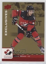 2017 Upper Deck Team Canada Juniors Exclusives Red 62/199 Jake Bean #2 m7v
