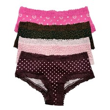 Victoria's Secret PINK Cheeky Lace Panties Womens Large L LOT OF 4 VS Panty