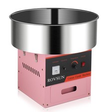 Commercial 950W Electric Cotton Candy Machine with 20 inch Stainless Steel Bowl
